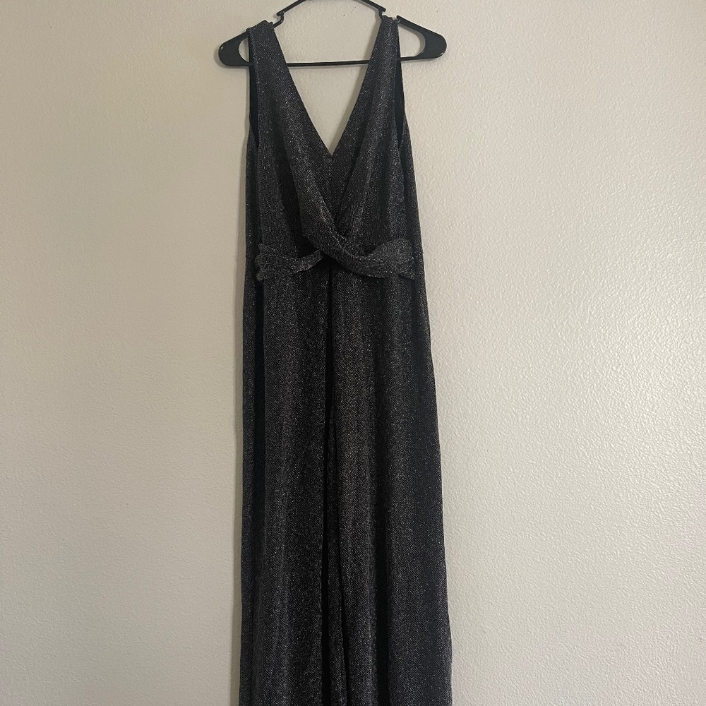 Women’s Metallic Threaded Jumpsuit